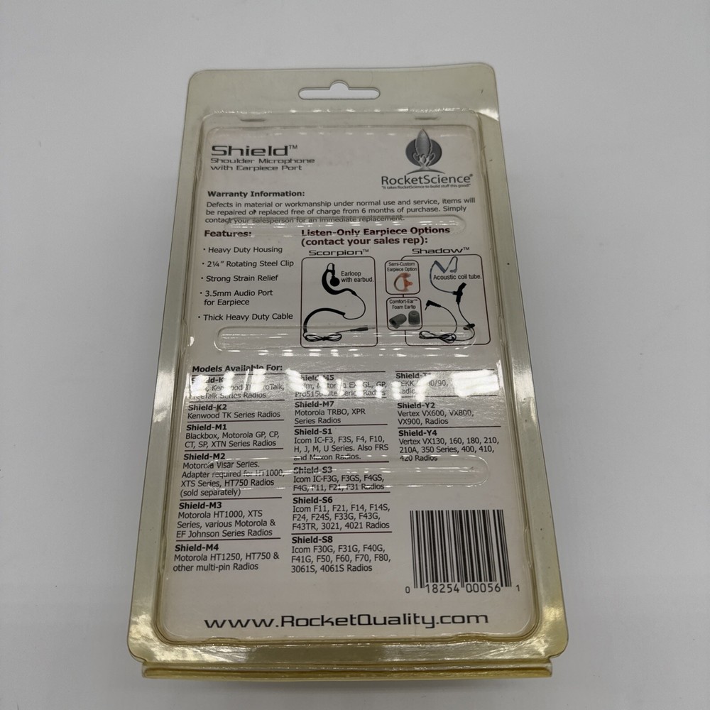Speaker Microphone Shield-M7 for Motorola HT-1000 MT2000 MTS2000 XTS2500