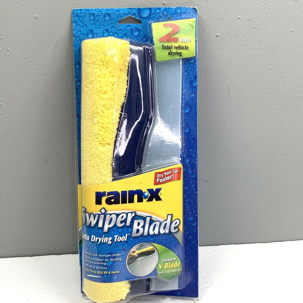 Rain X Swiper Blade Auto Drying Tool Squeegee Blade Microfiber Cloth Polishing