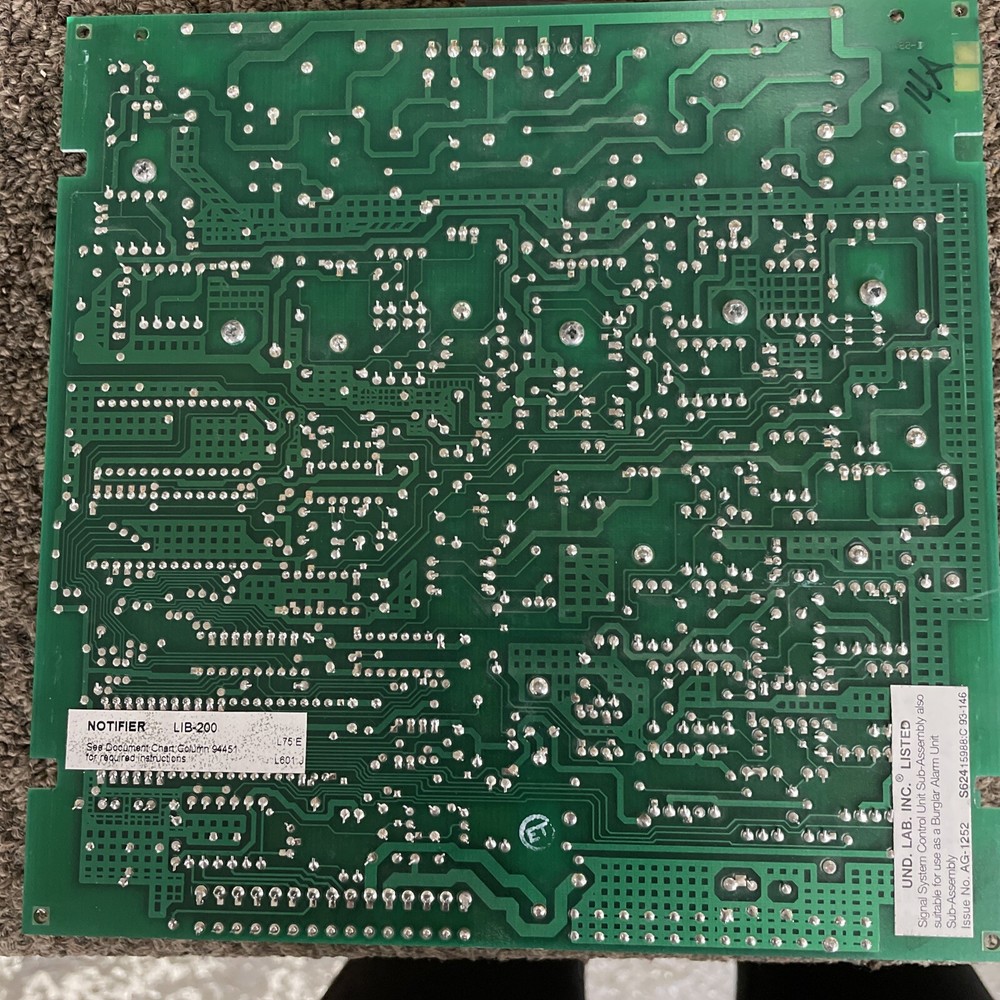 NOTIFIER LIB-200 FIRE ALARM FACP LOOP INTERFACE BOARD