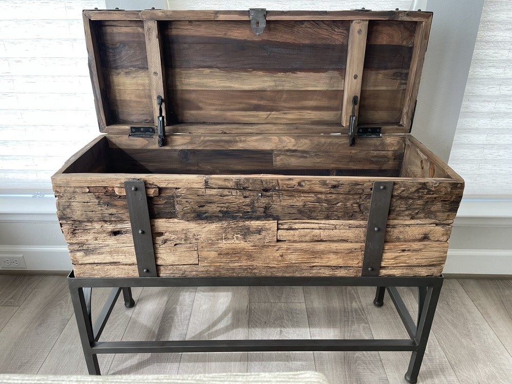 Chester Wooden Storage Trunk