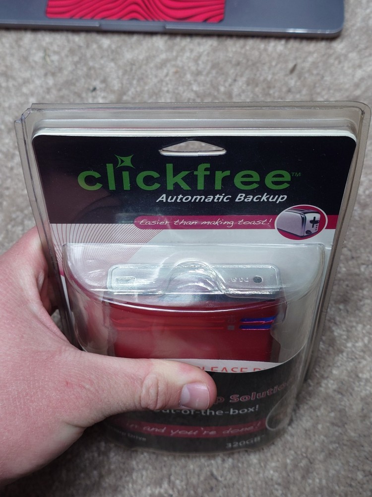 Clickfree 320GB Automatic Backup External USB Hard Drive - HD325R