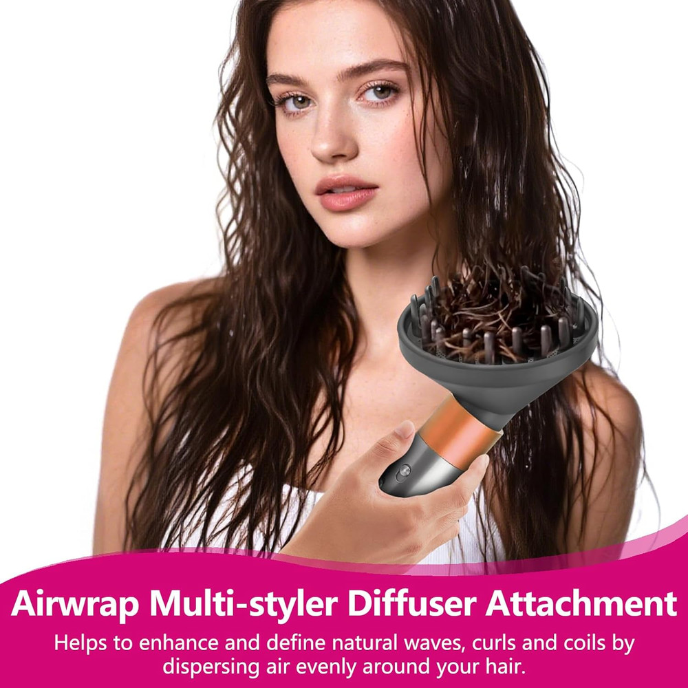 Upgraded Diffuser for Dyson Airwrap Attachments, Diffuser Nozzle Converting for