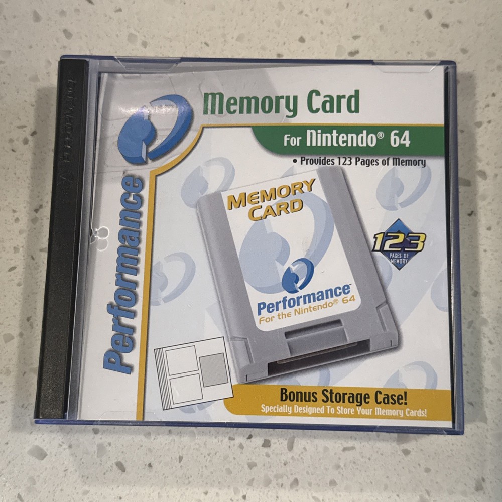Nintendo 64 Performance Memory Card in Case