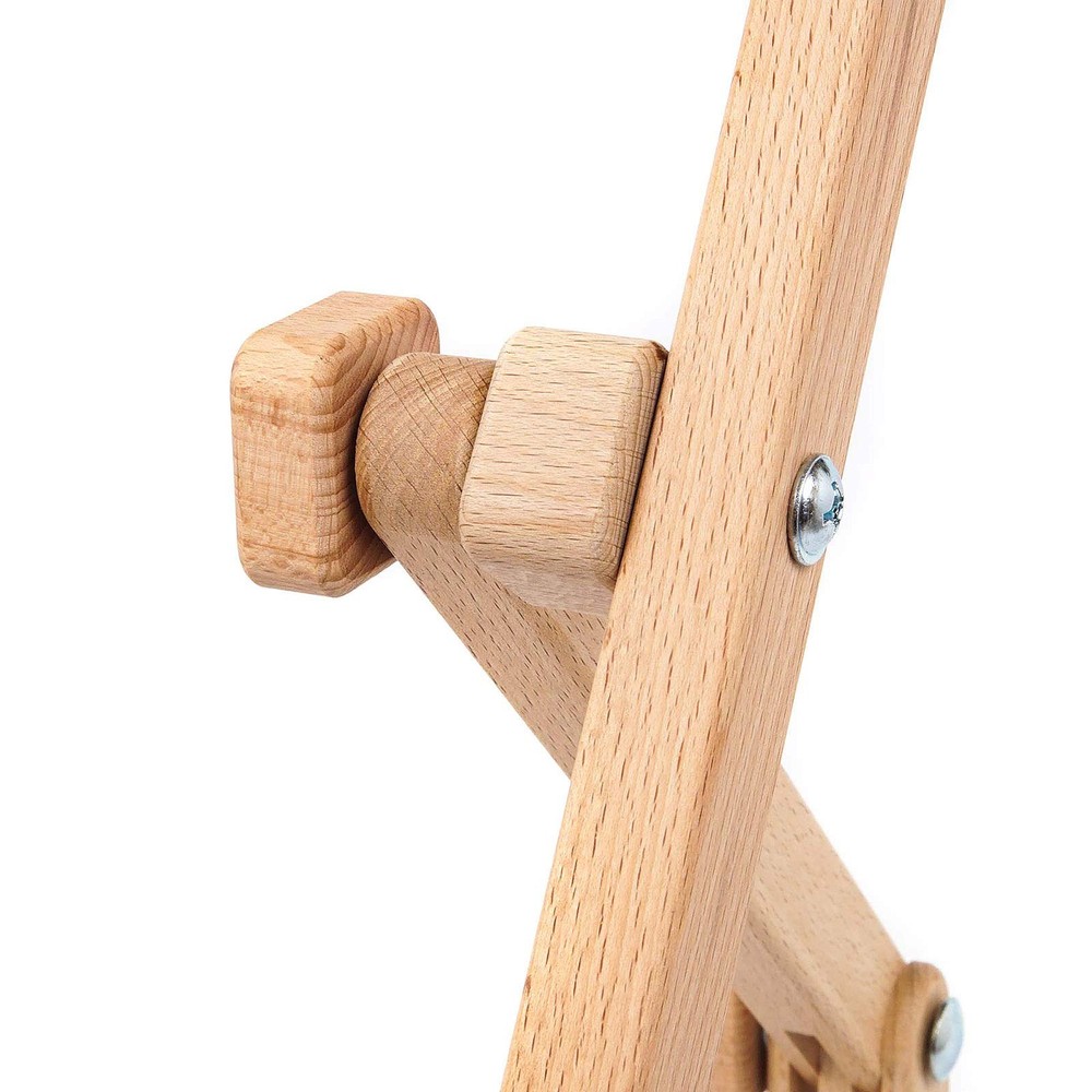 Needlework Table & Lap Stand w/ Adjustable Organic Beech Wood Frame