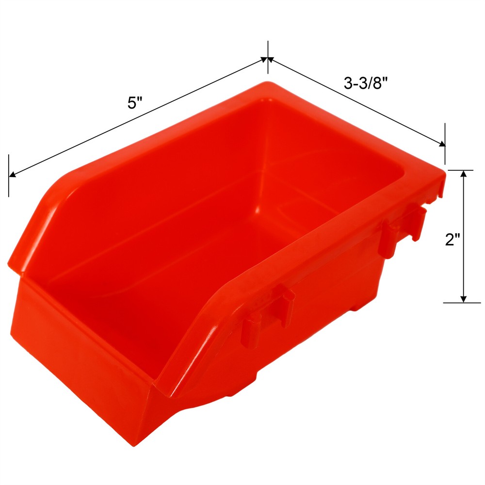 6-Tier Dual-Sided Rolling Bin Rack 350lbs Capacity Includes 60pcs Organizer Bins