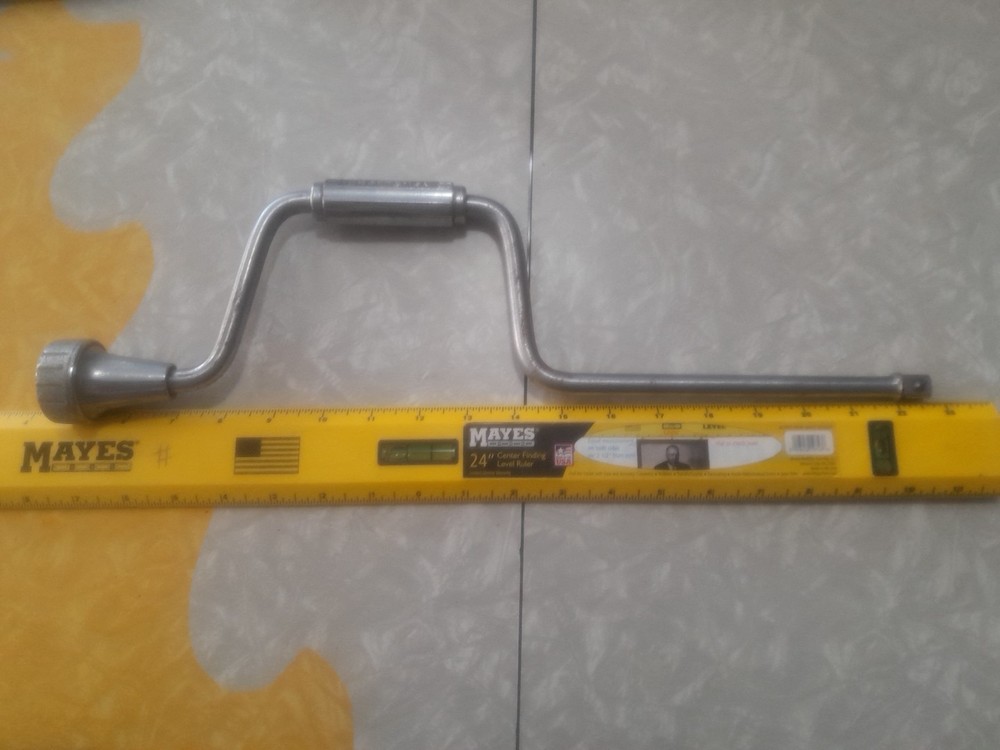 Vintage Craftsman 20" -1/2" Drive Socket Hand Drill Auger