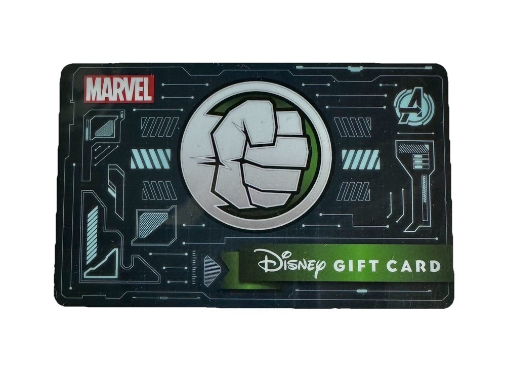 Marvel The Hulk DISNEYLAND GIFT CARD