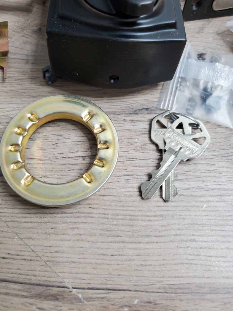 KWIKSET SMARTCODE 913 TOUCHPAD ELECTRONIC DEADBOLT / IRON BLACK FINISH