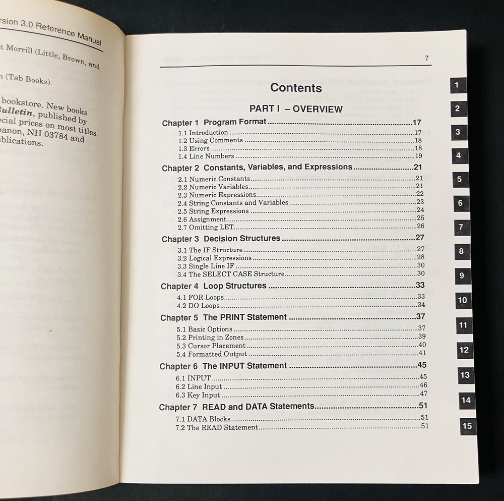 True BASIC v3.0 PC User Guide & Reference Manual Lot Kemeny Kurtz Vintage (1990)