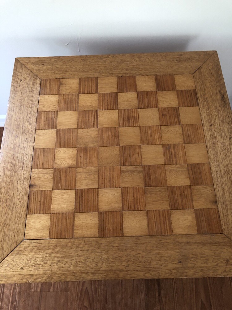 Chess Table With Horse Head Base