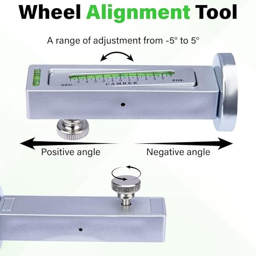 Wheel Alignment Tool, Universal Camber Alignment Tool, Adjustable Magnetic