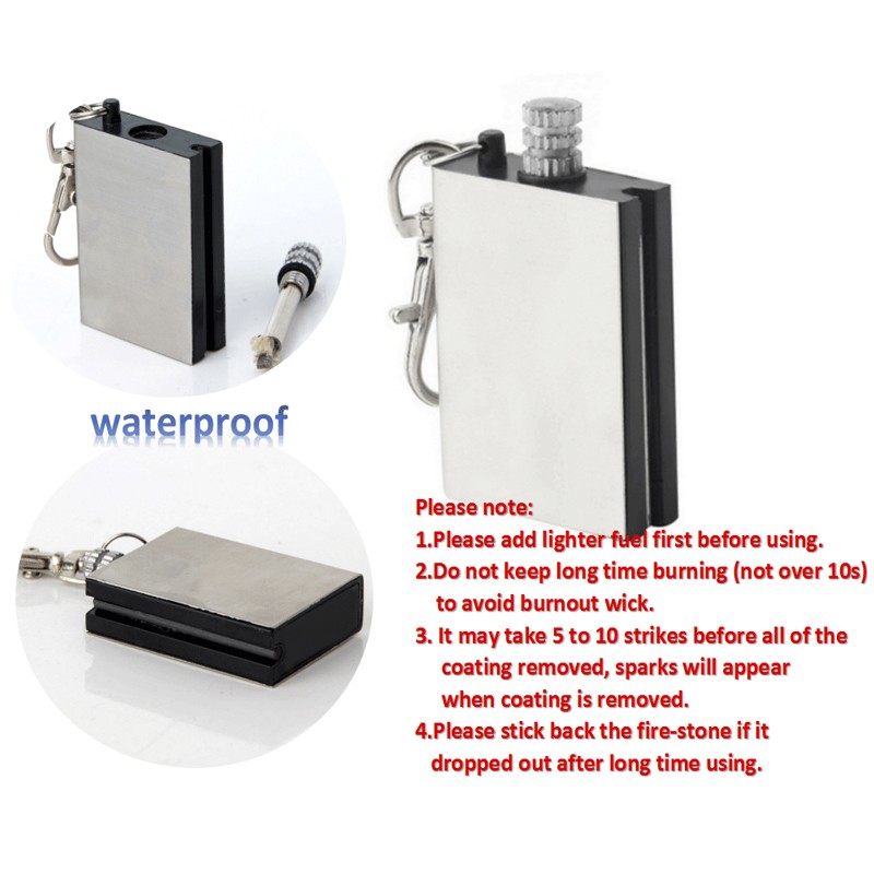 5 Match Lighter, Creative Keychain Lighter, Men's Gift Kerosene Lighter Portable