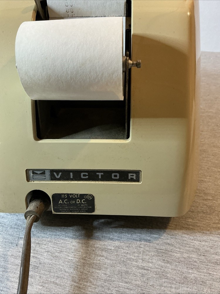 Vintage Victor Adding Machine Tested & Works