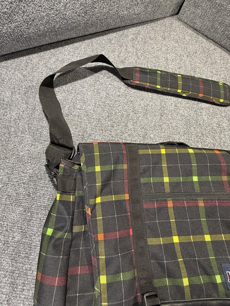 Jansport Plaid Messenger Bag