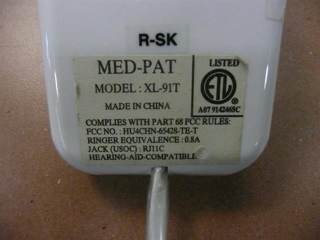 Med-Pat XL-91T Phone