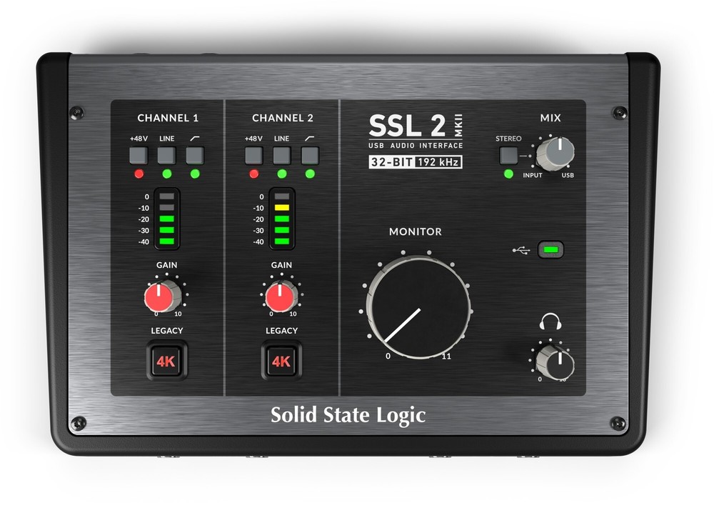 Solid State Logic SSL2-MKII 32-Bit 192kHz 2x2 USB-C Audio Interface