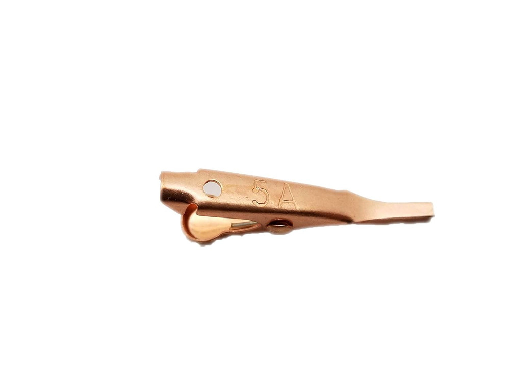 Smooth Toothless Alligator Clips Solid Copper 4 Pack 1.1In Small or Micro for Pr