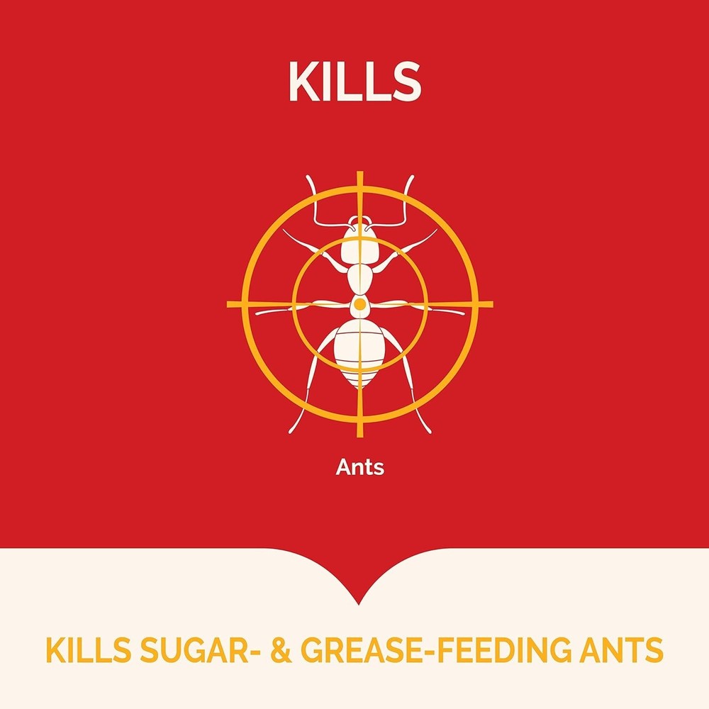 MaxAttrax Ant Bait: 4 Child-Resistant Stations, Quick Kill for Ant Infestations