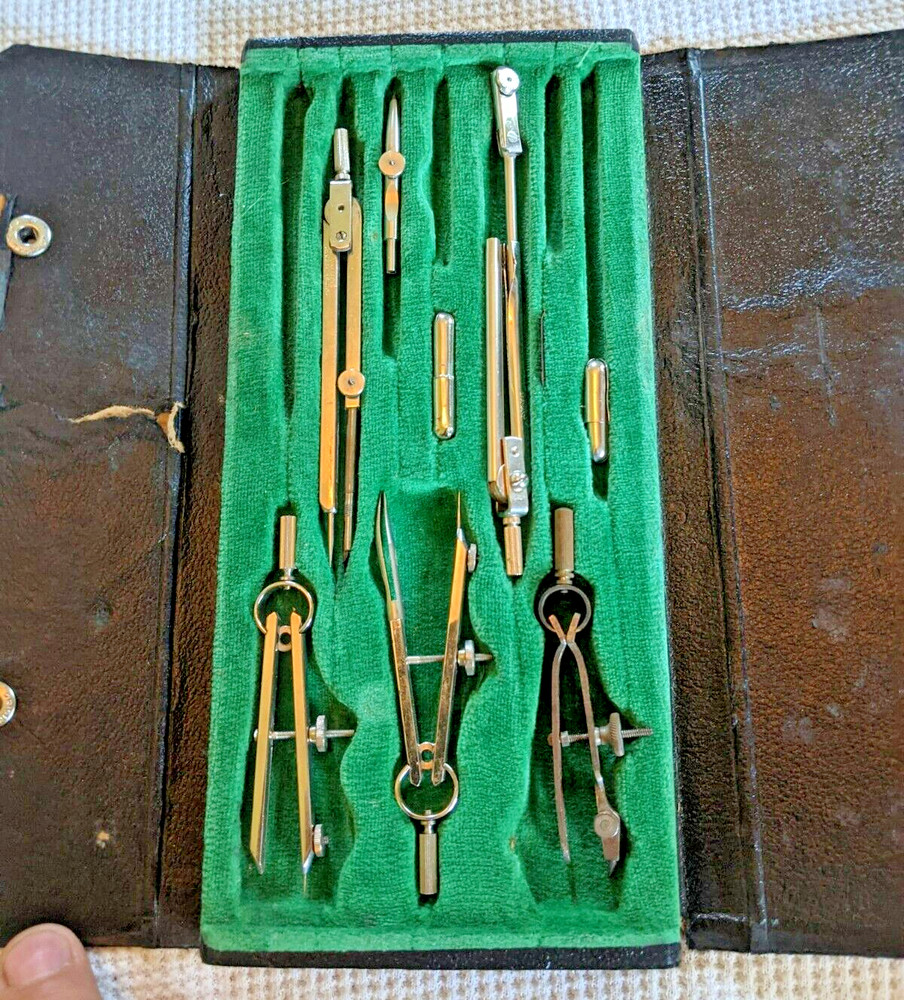 Vintage German Precision Drafting Instruments. GR9.