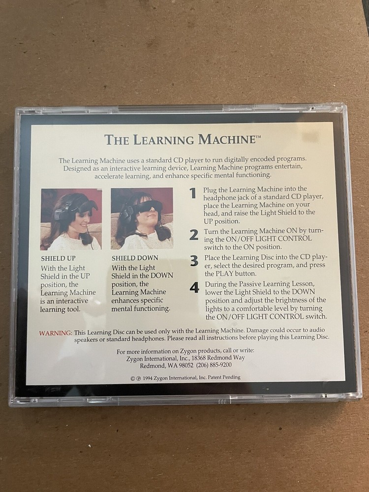 Zygon Learning Machine Software Disc Transcendental Mind Zen Healing Chants 1994