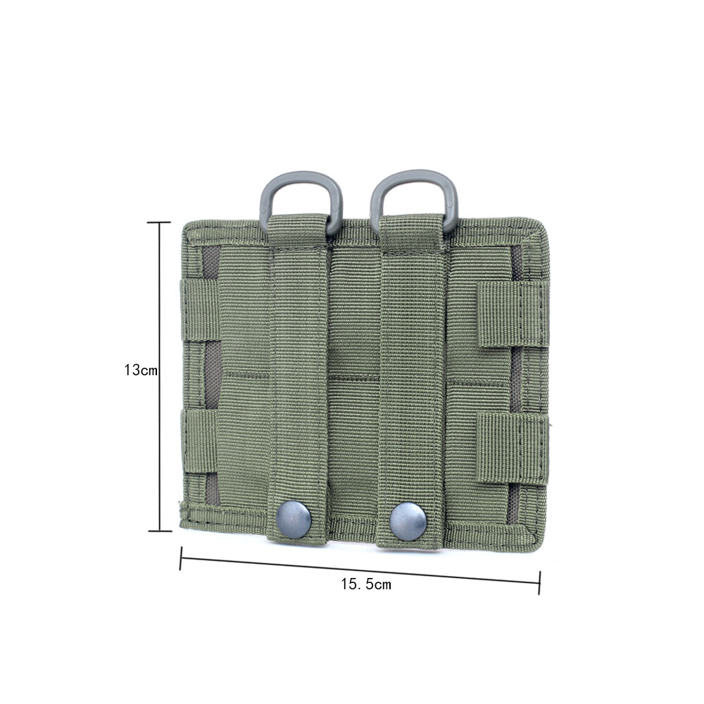 Hook & loop Panel MOLLE Cloth Patch for Tactical Vest Pouch Converter Adapter