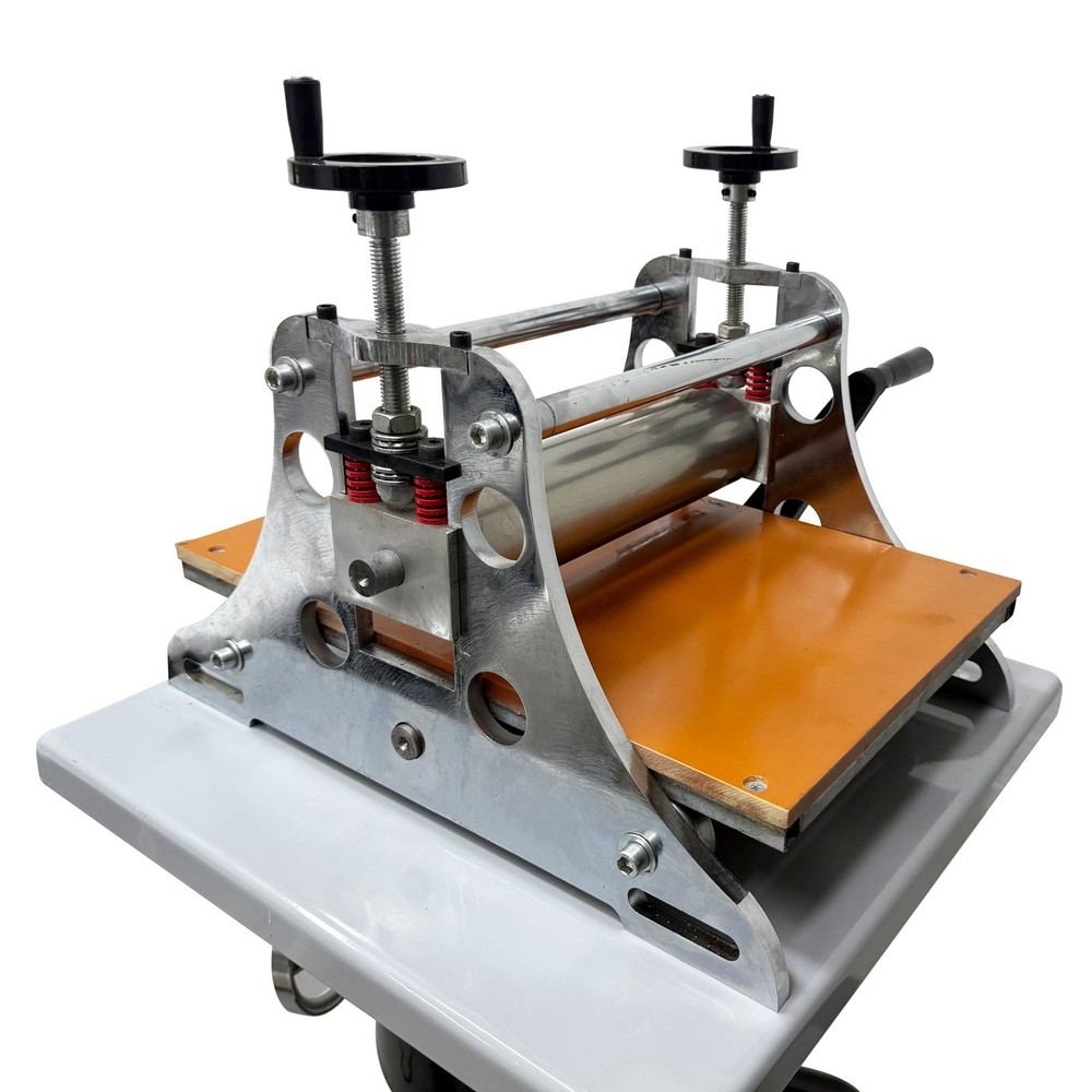 Printmaking Machine,Sculpture Turntable & Printmaking Press Combo Set 360° Rotat
