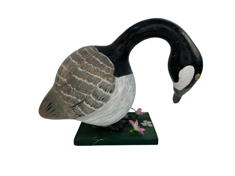 Painted Gourd Duck Art