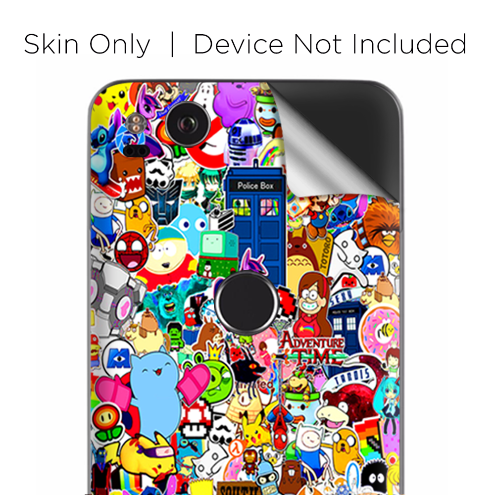 Google Pixel 2 Skins Decal Wrap Sticker collage