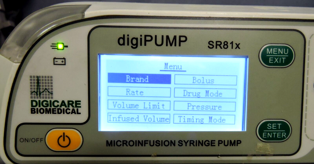 Digicare DigiPump SR81x Veterinary Pet Syringe Pump Microinfusion Multi-Function