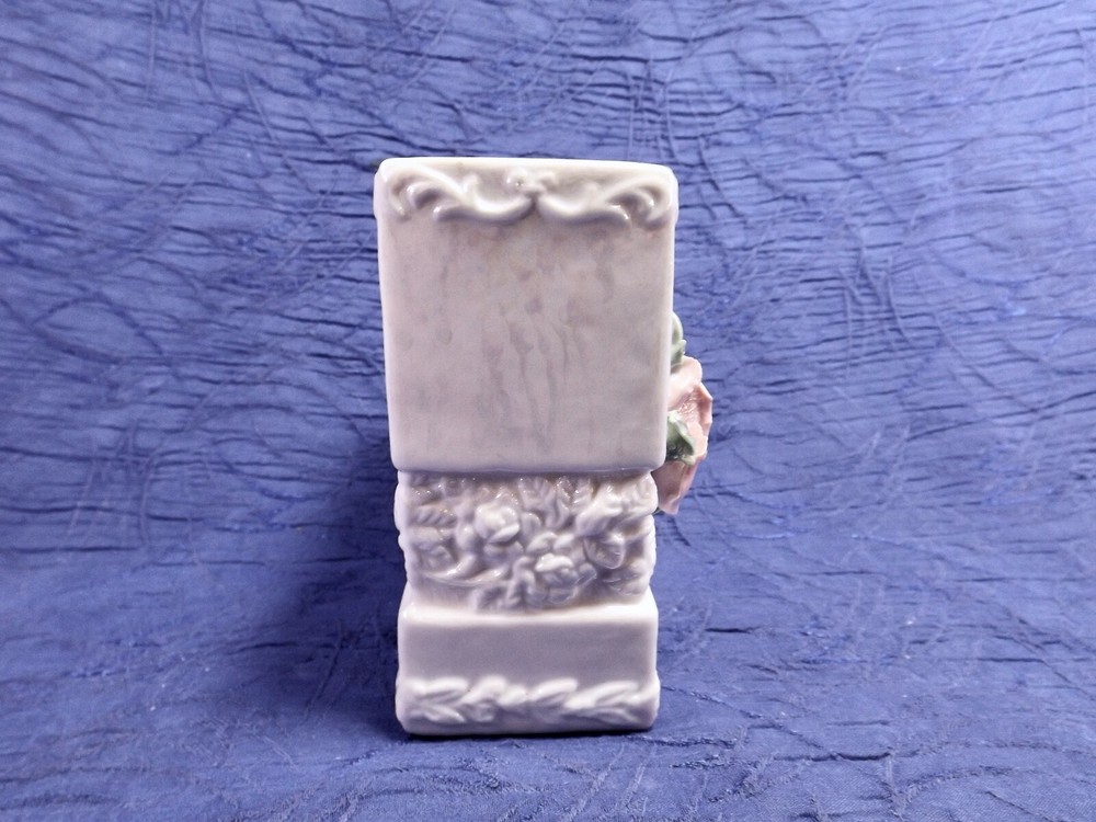 Rectangle Iridescent Floral Vase Decor