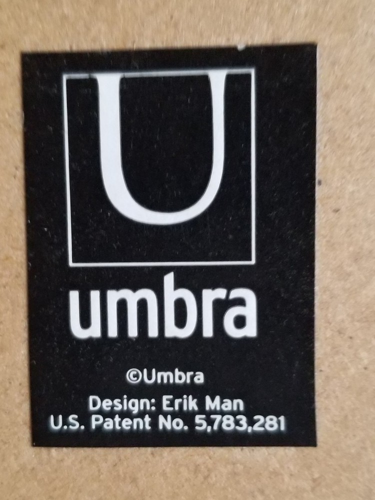 Umbra Silver 12" Square Magnetic or Pushpin Hanging Bulletin Board