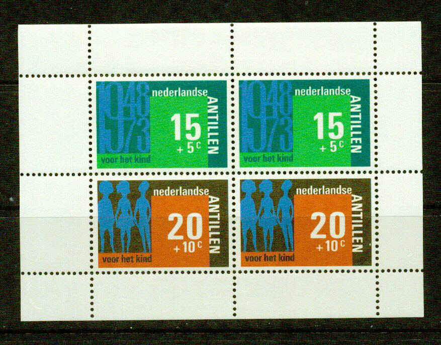 NETHERLANDS ANTILLES– 1973– CHILDREN    – VF  **
