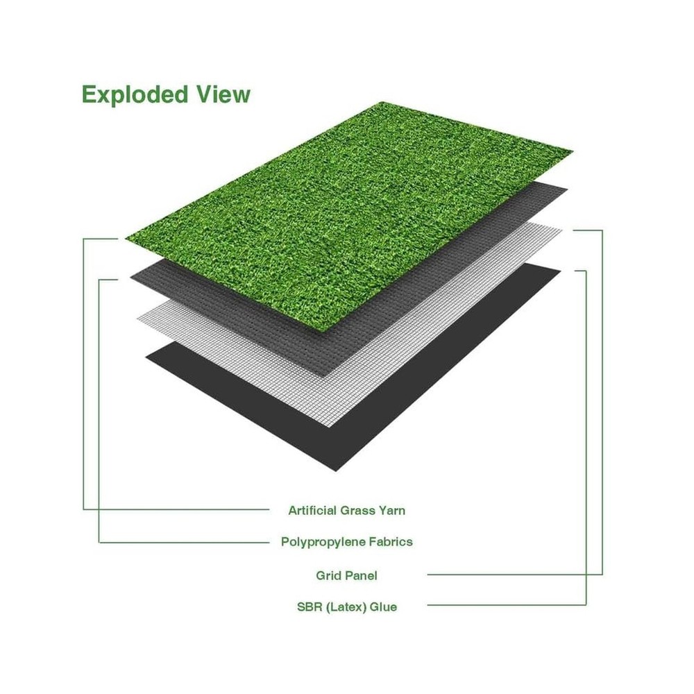 Golf Putting Green Turf (0.47" Custom Size) Multi-use Artificial Grass Carpet...