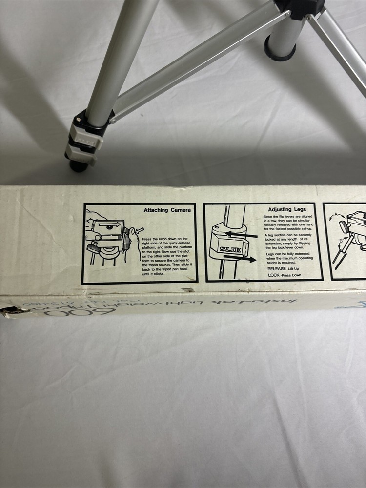 Slik insta-lock 600 tripod 57”