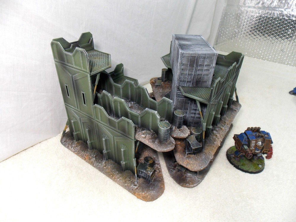 WARGAMING TERRAIN PAINTED  BUNDLE 9 PIECE SET...ADVANCE ORDERS