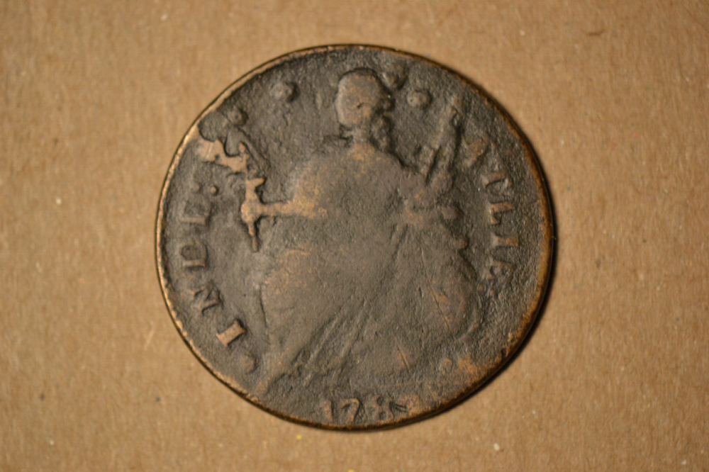 1787 Connecticut Copper. Draped Bust Left. Very Fine