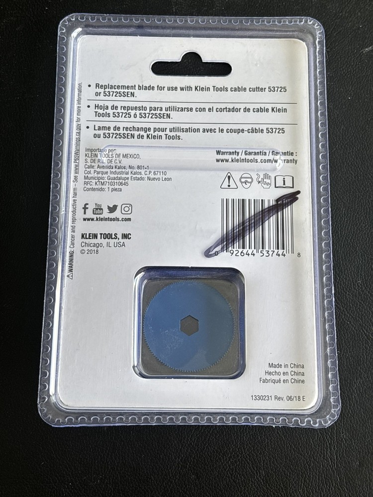 Klein BX Cutter Replacement Blade 53726SEN