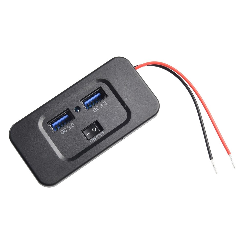 Versatile Performance Quick Charge 3 0 Dual USB Car Fast Charger Panel Outlet