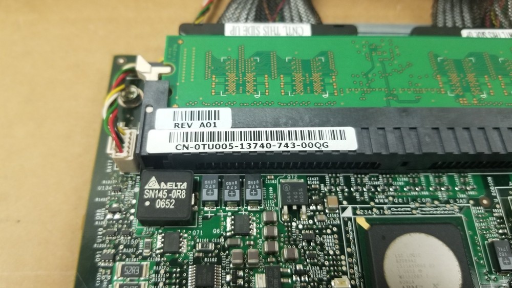 Dell TU005 PowerEdge PERC 5i SAS PCI-e Raid Controller Card 256MB with BBU