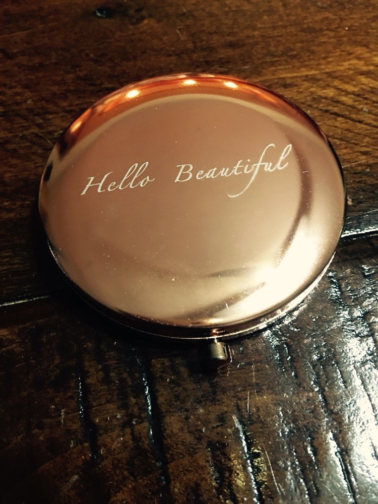 Hello Beautiful Compact Mirror
