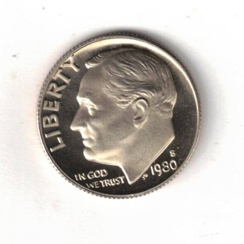1980-S San Francisco Proof Roosevelt Dime!