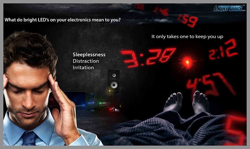 LightDims Original Strength Light Dimming LED Covers- Light Dimming Sheet