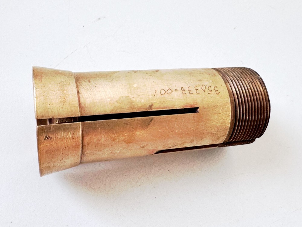 MSC Brass 5C Round Emergency Collet Internal/External Threads 1.224 Counter Bore