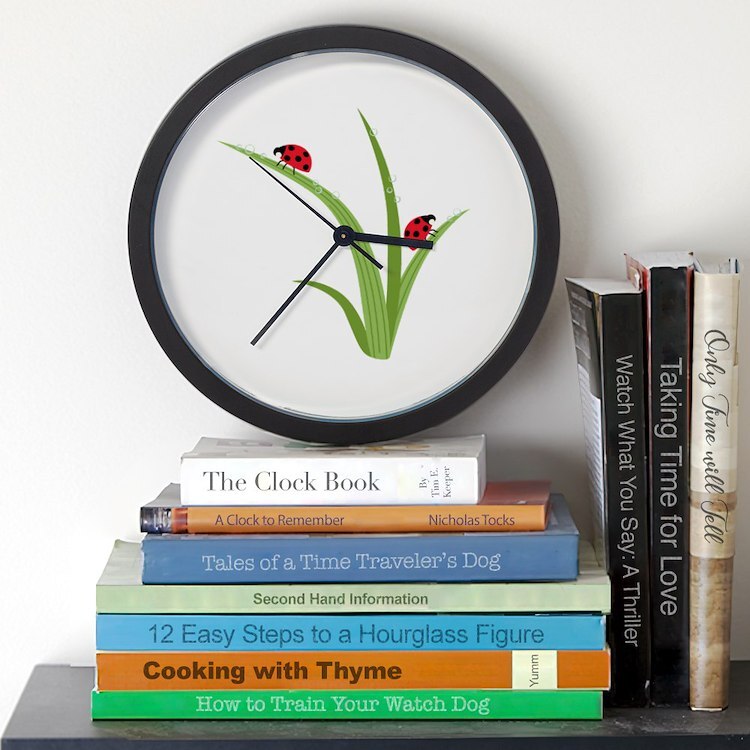 CafePress Ladybugs 10" Wall Clock (1720905548)
