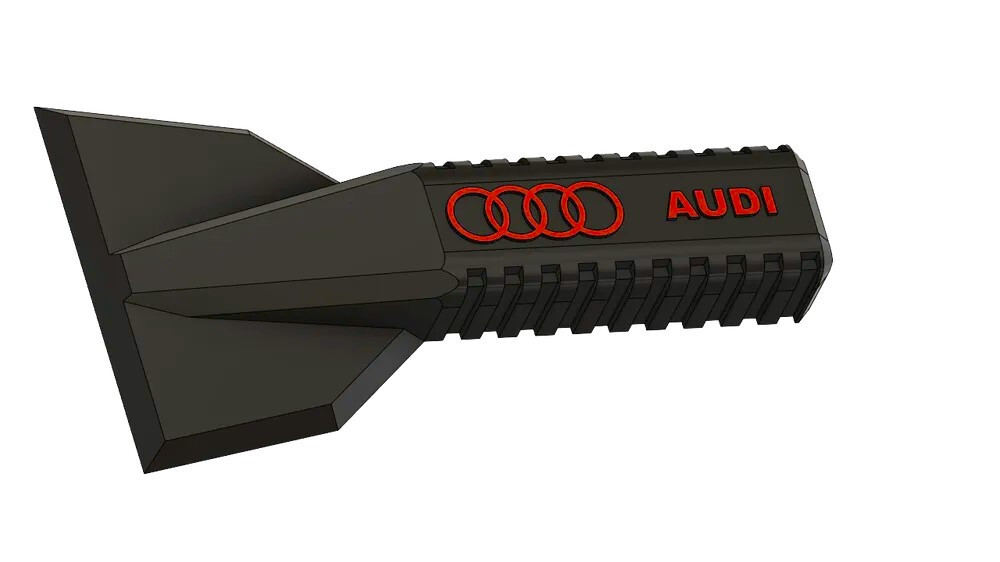 Plastic Ice Scraper with AUDI Logo–Heavy Duty Ice Scraper-Effortless Clean