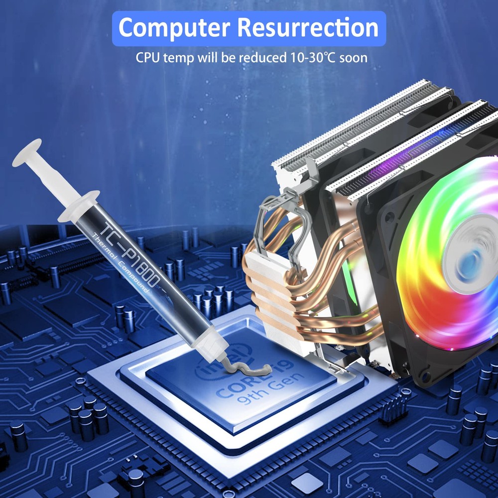 Thermal Compound Paste 18W/mâ€¢K 3g High Performance Aquastat Thermal Paste CPU