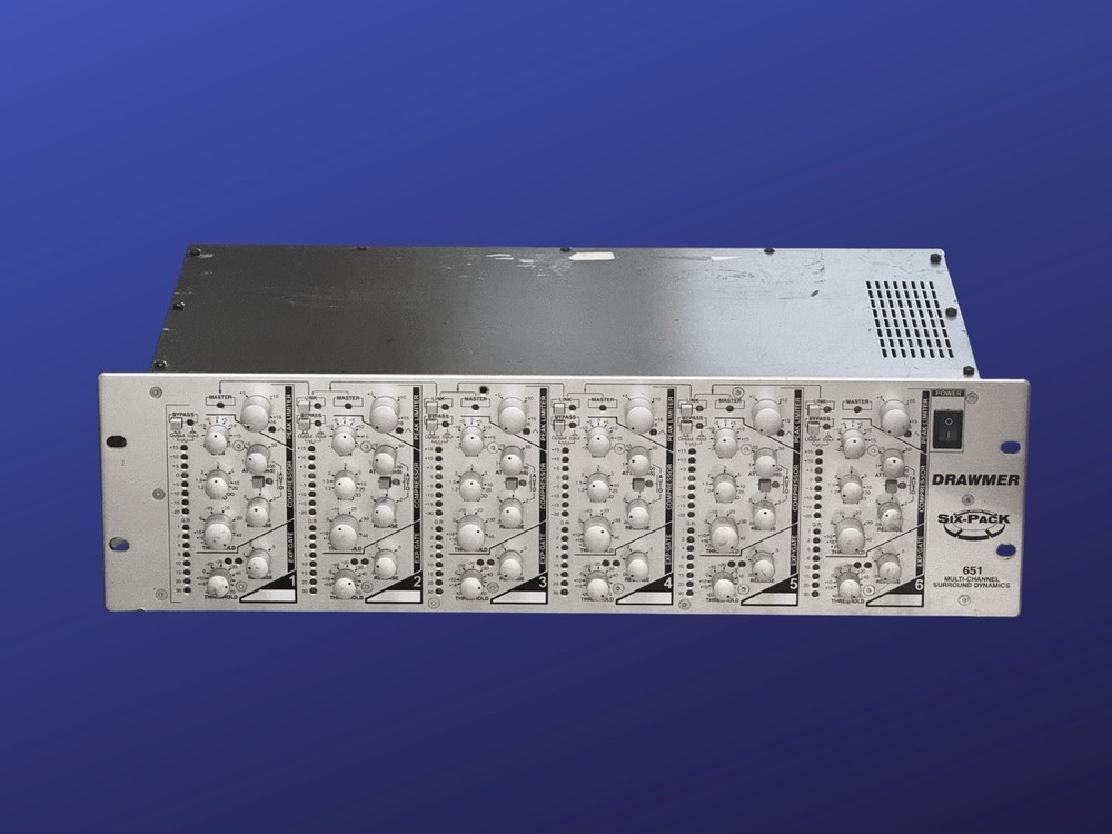 Drawmer 651 Six Pack Compressor Dynamics Gate Expander Multi-channel