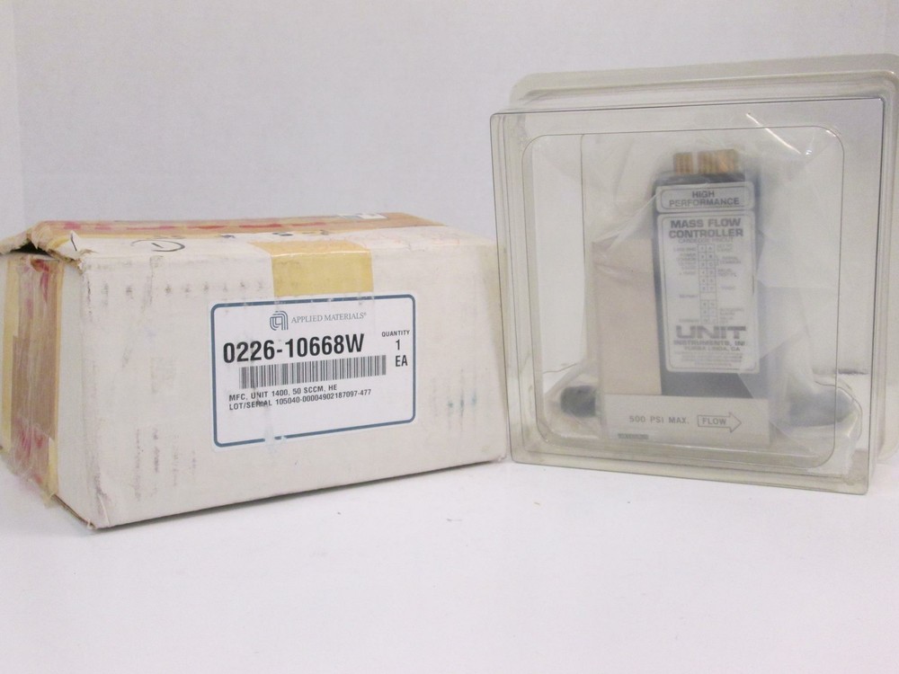 Unit UFC-1400A Mass Flow Controller MFC, He, 50 SCCM, Used