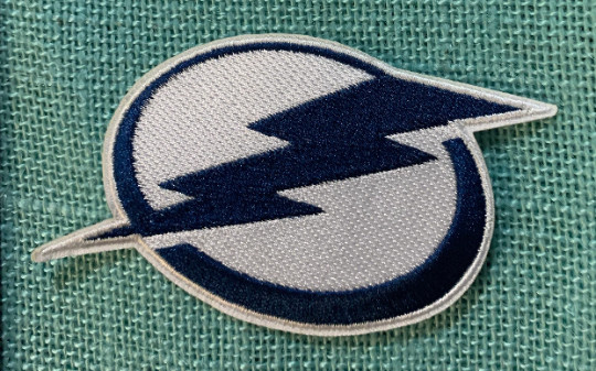 TAMPA BAY LIGHTENING EMBROIDERED IRON ON PATCH