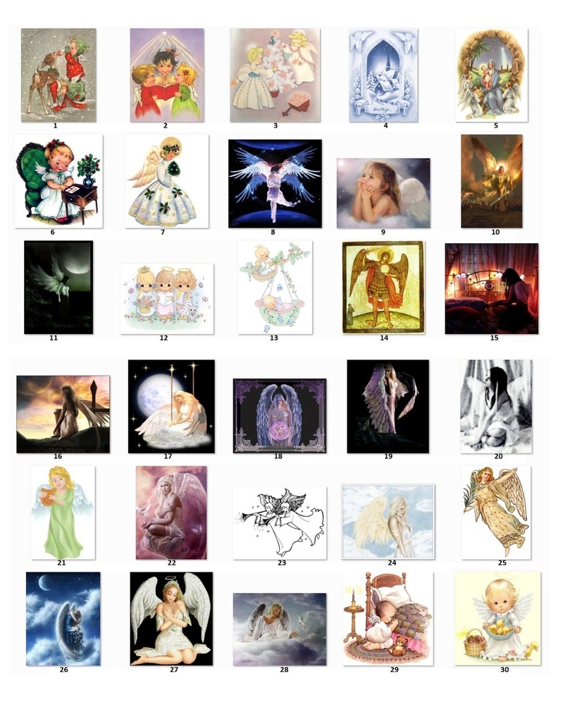 Personalized Address Labels Angels (A3)